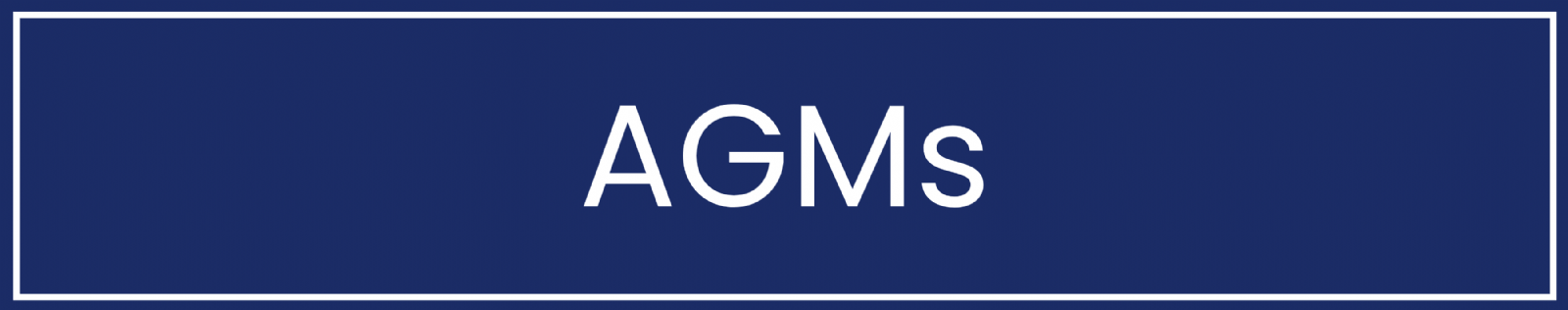 AGMs Banner